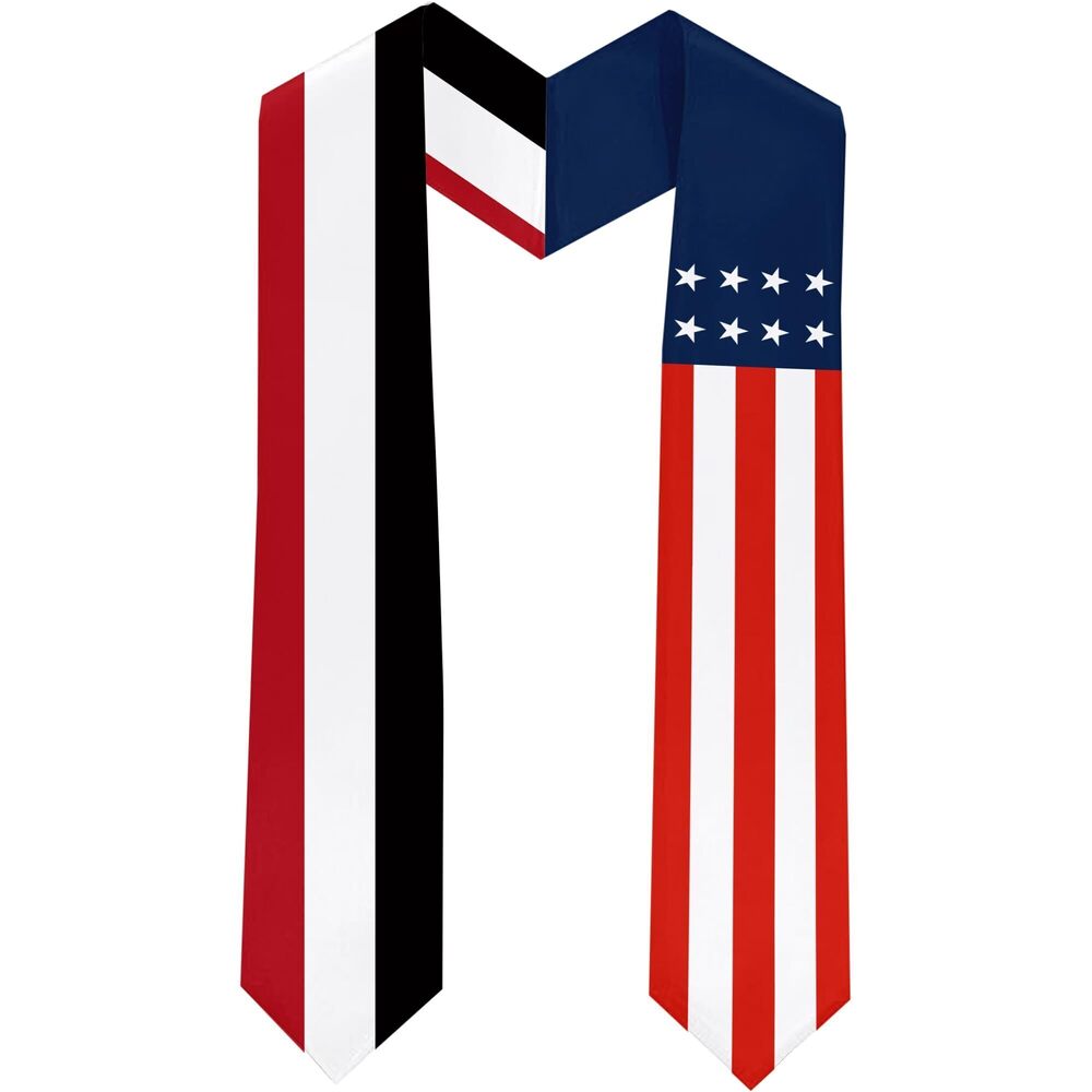 8189 Yemen Flag International Students Graduation Sash Stole Scarves 180 X